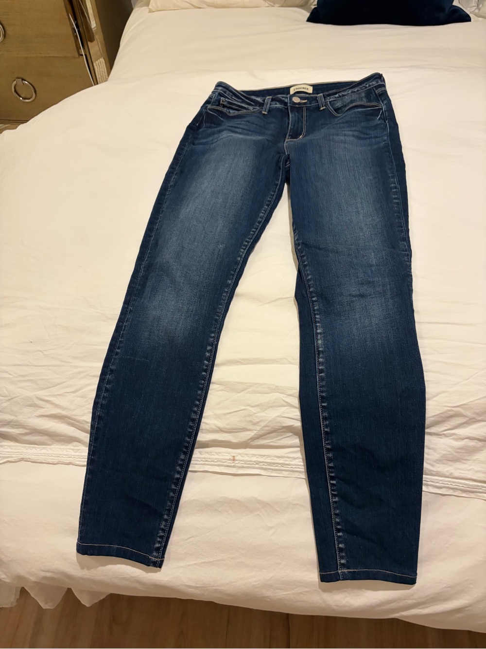 L'AGENCE Dark Blue Skinny Jeans